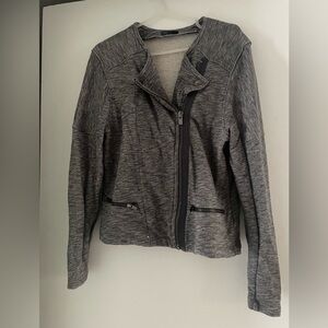 GAP Gray Bomber Jacket with Full Zipper